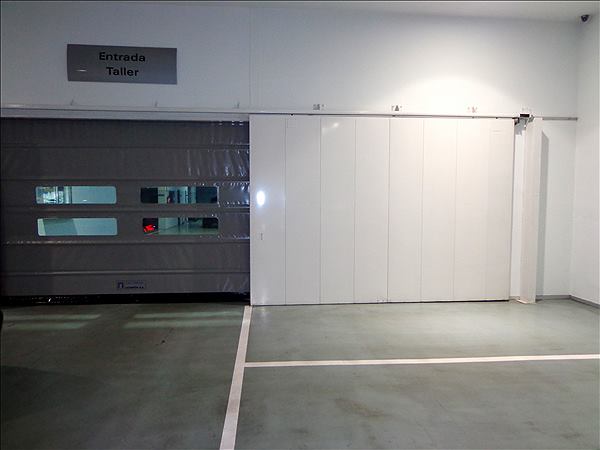 Puerta cortafuegos: trabajo de Puertas Autom&aacute;ticas La Mancha